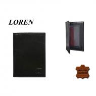 Kaarditasku OKL-N BLACK, LOREN, Kaarditaskud ja visiitkaardihoidjad